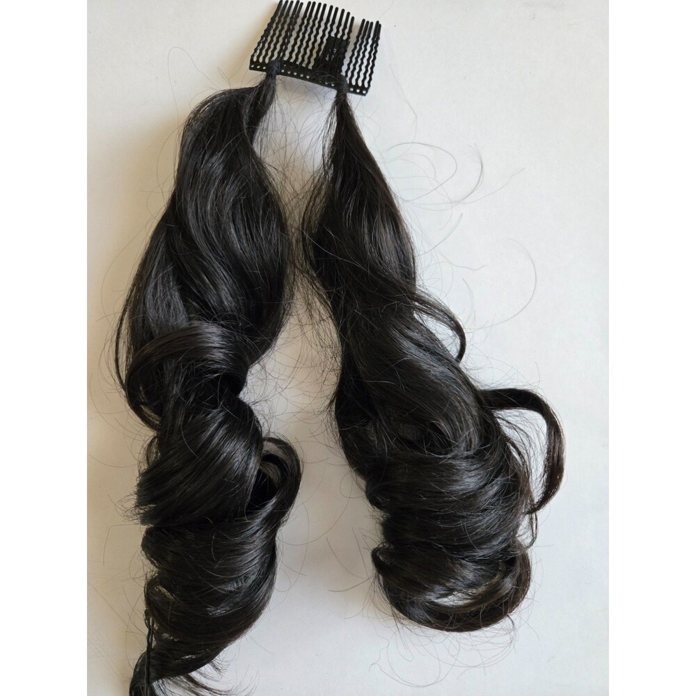 Soho Style Curled Comb Volumizing Hair Extension Dark Brown